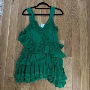 Brand new with tags green Alexis Dress